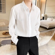 HIGH QUALITY FASHION SHIRT FOR MEN AND WOMEN UNIQUE NEW MODEL LONG SLEEVE MESH SHIRT 88 MEN WIN TX3 