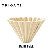 Home barista ดริปเปอร์ เซรามิค ORIGAMI Ceramic Dripper ไซส์ S 1-2 Cups(เลือกสี)