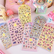 Sanrio Melody Cinnamoroll Little Twin Stars Pompompurin Kuromi Pochocco Snoopy  Assorted Scrapbook Diary Stickers Flakes
