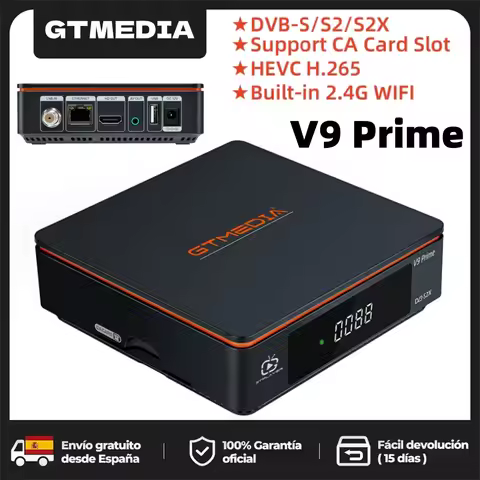 GTMEDIA V9 Prime LACAM Satellite Receiver DVB-S/S2/S2X Support IKS LAcam Release 70W/61W List Decode