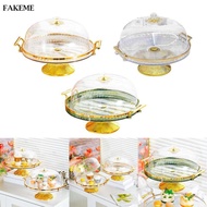 FAKEME Desert Serving Plate Footed Cake Stand Cupcake Candy Display Tray Cake Stand