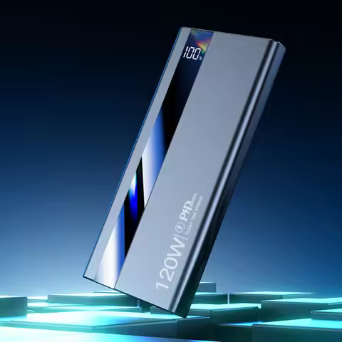 120W 200000mAh Fast Charging Power Bank Battery 100000mAh High Capacity Digital Display Power Bank F