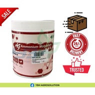 Ammonium Molydate Mikronutrien Molibdenum Mudah Larut Air 500 gram ammonium Molybdate containing wat
