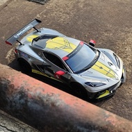Bburago 1:24 Corvette C8 R Track Edition Alloy Car Model Boys Toy Car Collectible Static Model Dieca
