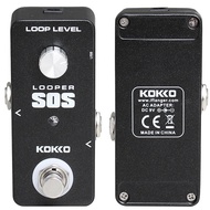 Kokko guitar điện hiệu ứng bàn đạp máy nén Tuner méo Overdrive đúng Bypass Pedal phụ kiện guitar đi
