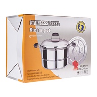 DOLPHIN Collection Stainless Steel  Steamer Pot 26 cm
