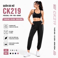Liquidation of women's pickleball gym yoga pants CK219 and women's gym yoga aerobic wind pants CK908