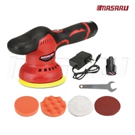 MASARU เครื่องขัดรถยนต์ 48V ไร้สาย เครื่องขัด 5 นิ้ว 380W ขัดสี ขัดเงารถยนต์ ขัดกระดาษทราย ฟรี! แป้นขัดและผ้าขนแกะ เครื่องขัดเงารถ