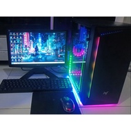 1 set komputer PC intel lga 775 Siap main GTA 5 FF ML PUBGM PB dll
