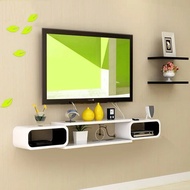 Paint audio-visual cabinet set-top box rack wall TV cabinet decorative shelf modern simple retractab