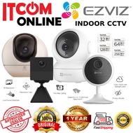 EZVIZ INDOOR 3K FULL HD 2MP/4MP CCTV IP CAMERA (BC2/C6N/CB1/H6)