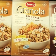 Emco granola gluten free HONEY & Nuts 340 gr