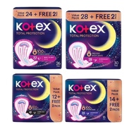 Kotex Total Protection/Wing/Kotex/Maxi Night/Overnight/Kotex Wing/28cm/32cm/35cm/41cm/Kotex Wing Pad