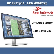 HP E27q G4 - LED monitor 27" Screen 2560 x 1440 QHD @ 60 Hz [Refurbished]