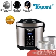 Toyomi 1.8L Micro-com Low-Carb Stainless Steel Rice Cooker RC 4348SS