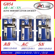 G054 ALINE MORTISE LEVER LOCKSET 280112-010 (G054 AB) / 280112-011 (G054AC) / 280112-012 (G054SN)