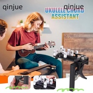 QINJUE Ukulele Chord Trainer, Portable Guitar Learning Guitar Chord Presser,  Guitar Learning Presse