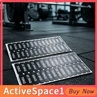{August in New} 2pcs Fitness Equipment Weight Stickers Gym Weight Stack Label Number 2.5kg-70kg