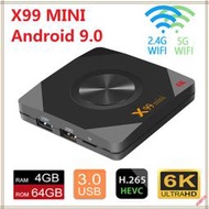 【免運】x99  tv box 6k 全志h6 5gwifi 網絡機頂盒 pkt95 max t9s