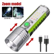 Flashlight 520A Zooming Flashlight New Upgrade Led Outdoor Waterproof LED Zoomable Flashlight Portab