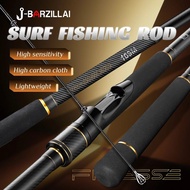 FZZO J-BARZILLAI FINESSE 10.9ft Carbon Surf Casting Fishing Rod Lightweight Saltwater Offshore Surf 