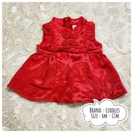 Baby Girl Dress Red Cuddles