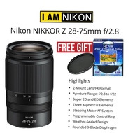 NIKON NIKKOR Z 28-75MM F/2.8 LENS FREE HOYA PRO 1 CPL FILTER ( 1 YEARS WARRANTY ) NIKON Z 28-75MM NI