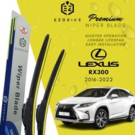 EZDRIVE Premium Silicone Soft Wiper Blade for car model LEXUS NX200T NX300 RX300 RX200T