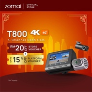 [New Launch] 70mai T800 Dashcam | 3 Channel | Dual 4K HDR | 4G GPS & AI Parking Surveillance