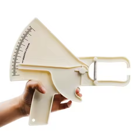 Y1UD Body Fat Caliper Skin Fold Caliper BMI Calculator BMI Body Measure Tape