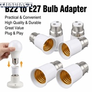 THALIACT LED Lamp Adapter, Edison Screw B22 To E27 B22 To E27 Adapter, Durable Anti Burning Heat Res