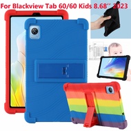 Casing Blackview Tab60 2023 tablet case 8.68 inch stand cover case for Blackview Tab 60 Kids 8.68'' Tablet silicone case