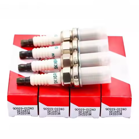 4/6Pcs 90919-01240 SK16R11 Iridium Spark Plug For Toyota Yaris Prius Corolla Tacoma Matrix Audi A5 A