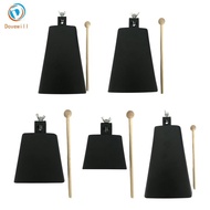 [Dovewill] Iron Cowbell Lightweight Professional Hand Percussion Music Cowbell for Concerts Sporting
