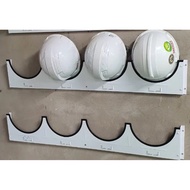 4-compartment labor helmet rack 980x170cm