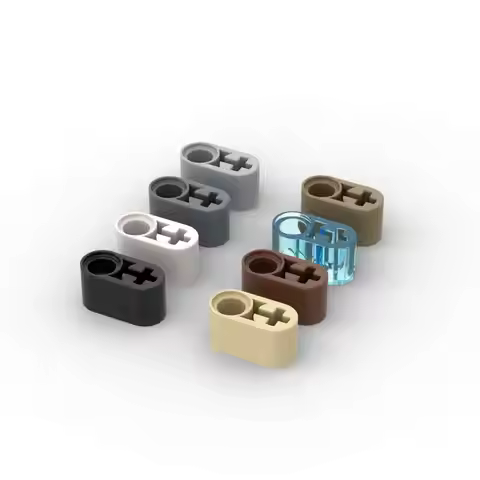 MOC 10PCS 60483 Liftarm Thick Building Blocks Kit 1x2 Axle Holes Bricks Educational Particle DIY Toy