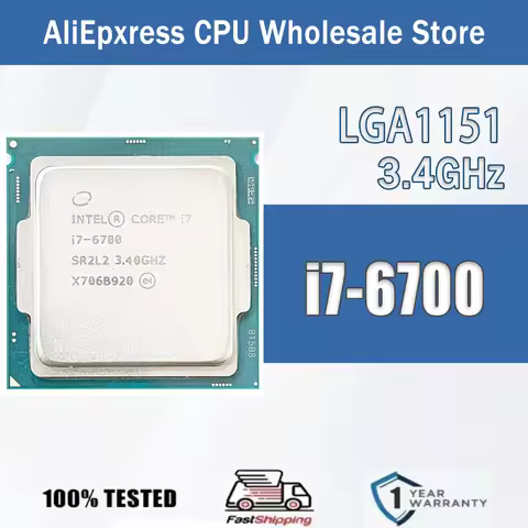 Intel Core i7-6700 3.4GHz 8M TDP65W i7 6700 Computer CPU Processor Server FC-LGA14C Package LGA1151