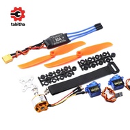 2200KV Brushless Motor 30A ESC  Plug SG90 9G Micro-Servo 6035 Propeller for RC Fixed Wing Plane Heli
