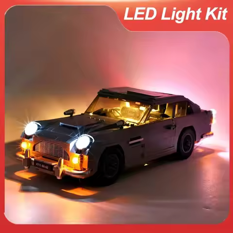 LED Light Set For 10262 Compatible 21046 Aston Martin (Only LED Light, NOT Include The Model Bricks)