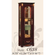 Harga Kilang Almari Pameran Almari Kayu 1 Pintu 1 Laci Simpanan