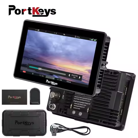 Portkeys BM5 IV 5.5inch Camera Field Monitor 3D LUT Display 1920x1080p Dual Screen Monitor 4K HDMI-U
