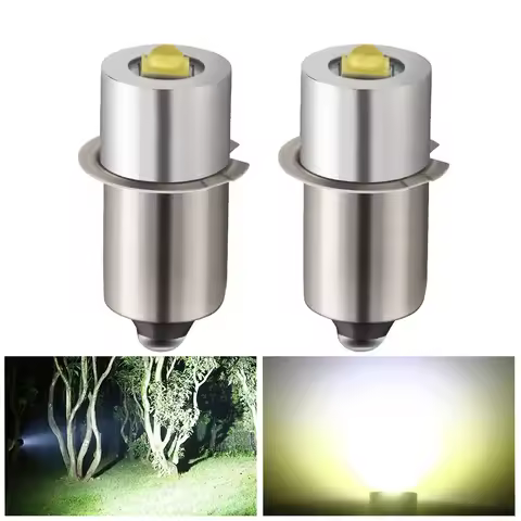 3-12V 6-24V LED Flashlight Bulb Replacement Bulb 3W DC 3V P13.5S LED Flashlight Bulbs Replacement