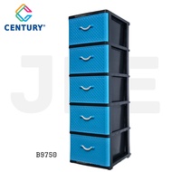 【JFE】 Century 5 Tier Plastic Drawer / Cabinet / Storage Cabinet Multi Color