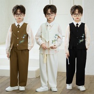 Boy Suit Dress/Korean Version Vest Suit/Boy Suit/Flower Girl Dress