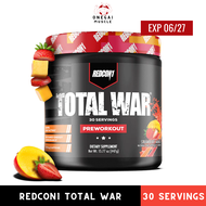 Redcon1 Total War Pre-Workout Supplement (30 Servings) - Boost Energy Focus & Performance Redcon