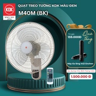 Quạt Nhật treo tường KDK M40M (GY) màu Xám - Bảo hành Chính hãng 2 năm