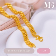 Merlin Goldsmith 22K 916 Gold 6mm Baby Milo Bracelet