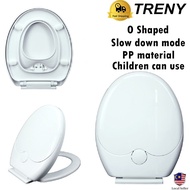 TRENY Adult + Kids Dual Toilet Seat Cover (Light Duty) For Potty Train Training Child Bowl Chair Pen