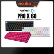 Logitech G PRO X 60 LIGHTSPEED Wireless Gaming Keyboard, Ultra Compact TKL 60% Mechanical Keyboard f