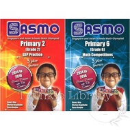 Sasmo Primary 2 & 6 Physical Book Math Competitions (Grade 2 & 6) GEP Practice 2014 to 2018 (Singapo